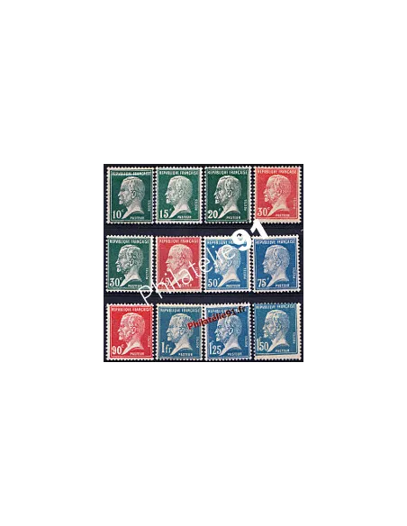Année complète 1923 de timbres de France - neuve charnière