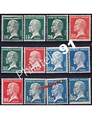 Année complète 1923 de timbres de France - neuve charnière