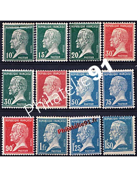 Année complète 1923 de timbres de France - neuve charnière