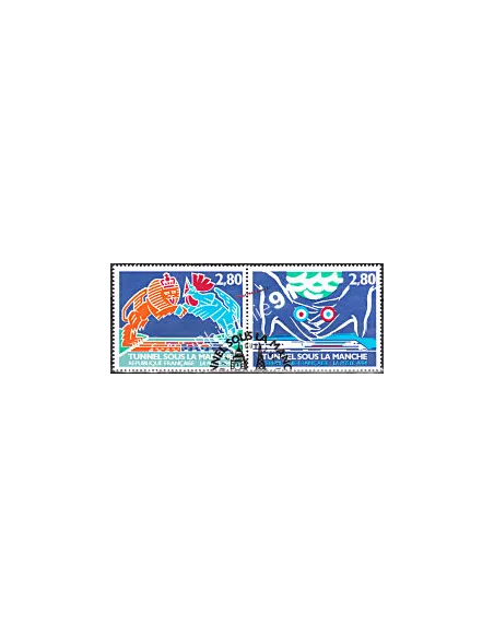 Timbres de France oblitérés  2880 à 2881A  - collection timbre  France