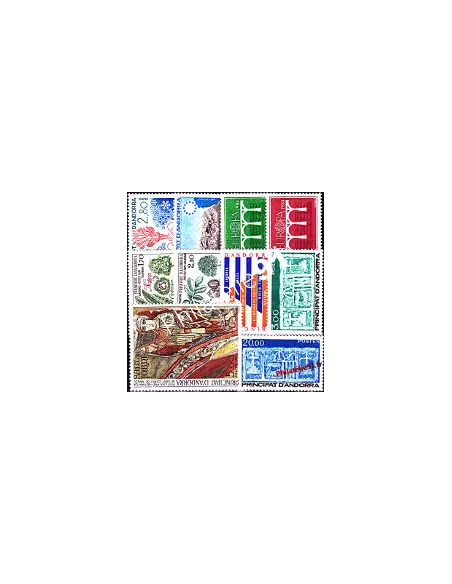 Andorre français - Année complète 1984 - Andorre français