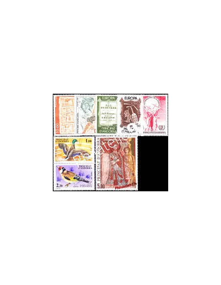 Andorre français - Année complète 1985 - Timbre andorre