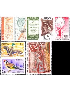 Andorre français - Année complète 1985 - Timbre andorre