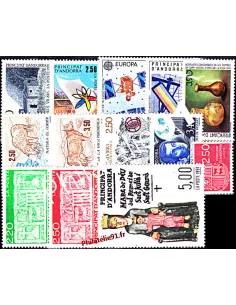 Andorre français - Année complète 1991 - Timbre Andorre