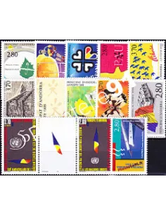 Andorre français - Année complète 1995 neuve