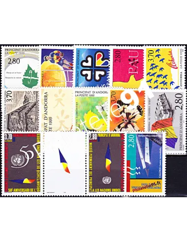 Andorre français - Année complète 1995 neuve