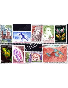 Andorre français - Année complète 1980 - Timbre andorre Français