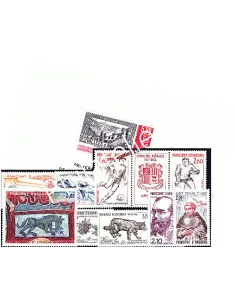 Andorre français - Année complète 1982 - timbre d'Andorre