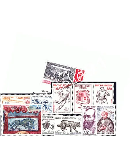 Andorre français - Année complète 1982 - timbre d'Andorre