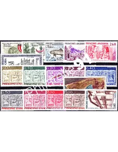 Andorre français - Année complète 1983 - Timbre Andorre