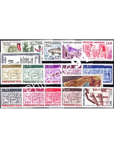Andorre français - Année complète 1983 - Timbre Andorre