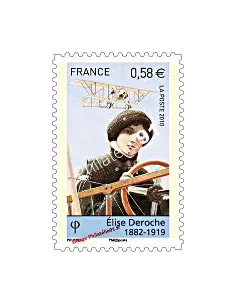 Timbre n° 4504 - Elise Deroche - Les Pionniers de l'aviation