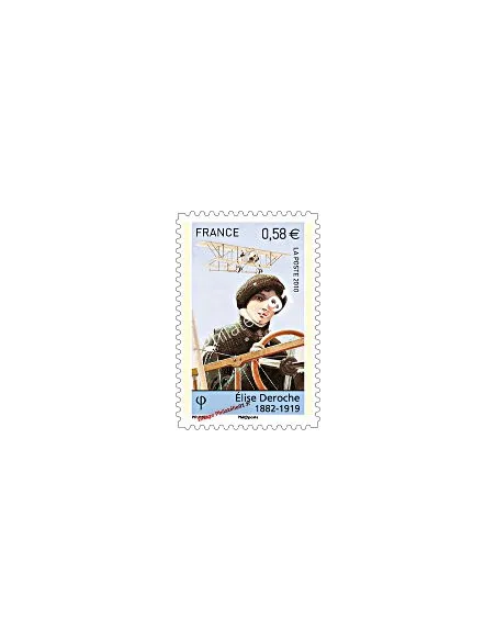 Timbre n° 4504 - Elise Deroche - Les Pionniers de l'aviation