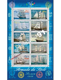 BF   25 - n° 3269 à 3278 - Voiliers - Armada du siècle