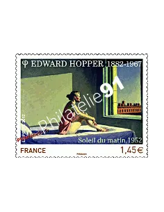 autoadhésif 661A -  Edward Hopper "Soleil du matin" timbre de France