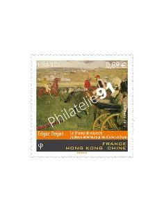 Timbre autoadhésif n° 698, Émission commune France / Hong Kong - Edgar Degas