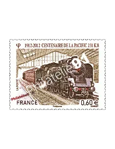 Timbre autocollant d'entreprise n° 711 : Centenaire de la Pacific 231 K8