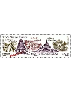 Timbre autocollant n° 713 : Europa - Visitez la France