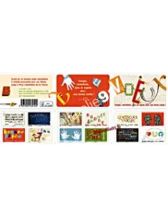 Carnet de timbres autoadhésifs n° 763 à 774 (BC763) - Meilleurs vœux 2013