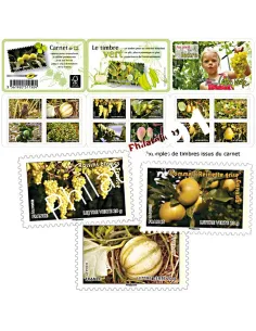 Carnet BC686 Des fruits pour une lettre verte - Timbres n° 686 à 697