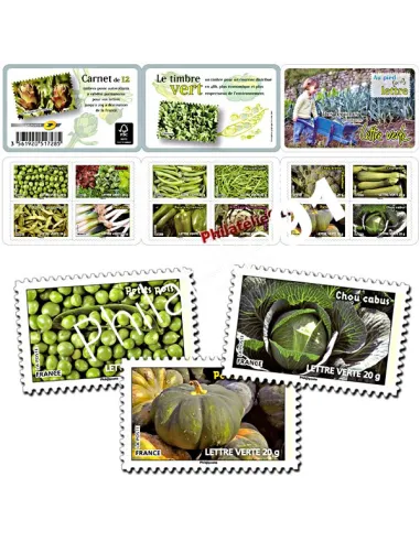 Carnet BC739 - Des légumes pour une Lettre Verte