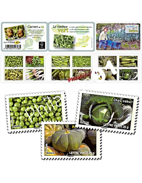Carnet BC739 - Des légumes pour une Lettre Verte