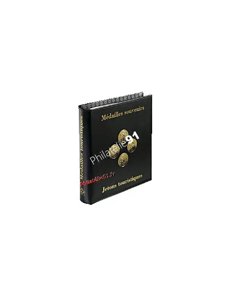 Album OPTIMA pour médailles souvenir avec 5 pochettes OPTIMA