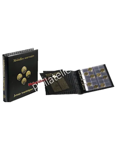Album OPTIMA pour médailles souvenir avec 5 pochettes OPTIMA