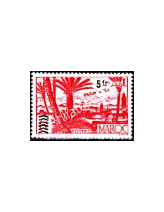 Timbre du Maroc n° 298. Timbre de 1947-1947, surchargé.
