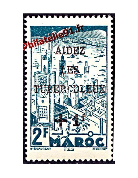 Timbre du Maroc n° 238, Aidez les tuberculeux, timbres des colonies