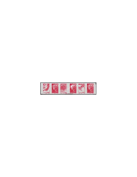 Timbre n° 4197 à 4200 (adh 175-178) Bande Marianne de l'Europe (rouge)