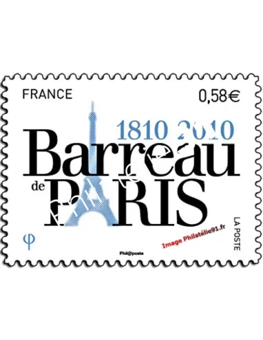 Timbre n° 4512 - Bicentenaire du Barreau de Paris