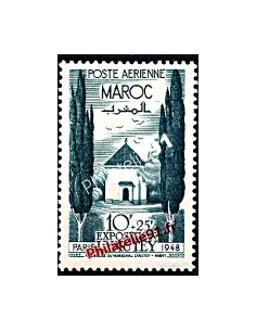 Timbre du Maroc PA n° 67, Maréchal Lyautey, timbres des colonies
