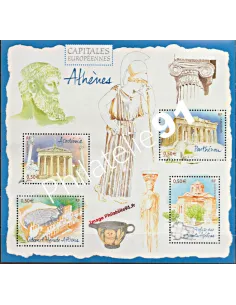 BF   78 (n° 3718 à 3721) Capitales européennes - Athènes