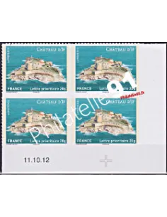Coin daté.  Timbres autoadésif - Chateaux d'If