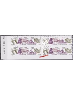 Coins datés.Timbre autocollant n° 713 : Europa - Visitez la France