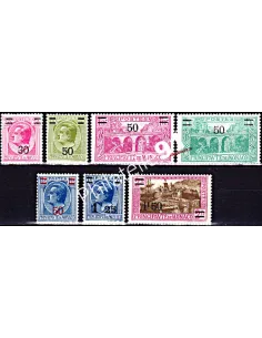 Timbres de Monaco n° 104 à 110 - Timbres Monaco