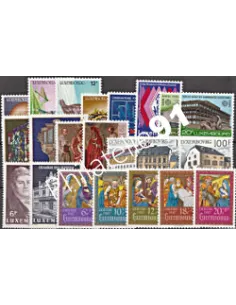 Timbres du Luxembourg - Année complète neuve 1987.