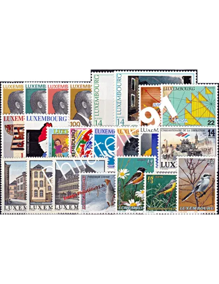 Timbres du Luxembourg - Année complète neuve 1994