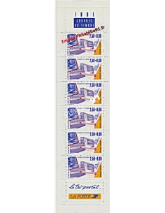 Bande Carnet n° 2689A - Journée du Timbre 1991 - métiers de la Poste