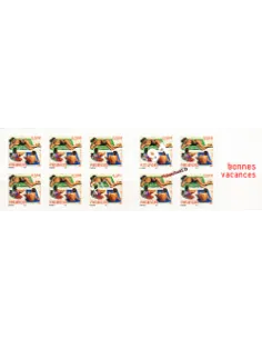 Carnet de timbres de France n° 3578A (n° adhésif : 35) "Vacances" (2003)