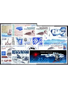Timbres des T.A.A.F. - Année complète 19812/1983 neuve (poste + poste aérienne)