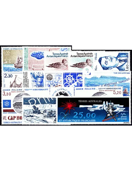 Timbres des T.A.A.F. - Année complète 19812/1983 neuve (poste + poste aérienne)