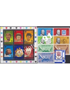 Timbres de Gibraltar - Année complète neuve 1979