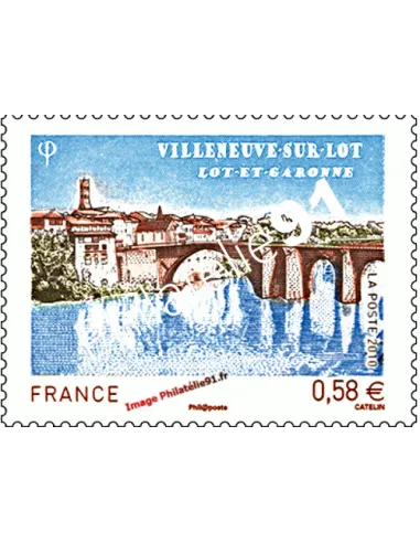 Timbre n° 4513 - Villeneuve-sur-Lot (Lot-et-Garonne)