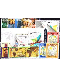 Timbres de Gibraltar - Année complète neuve 1992