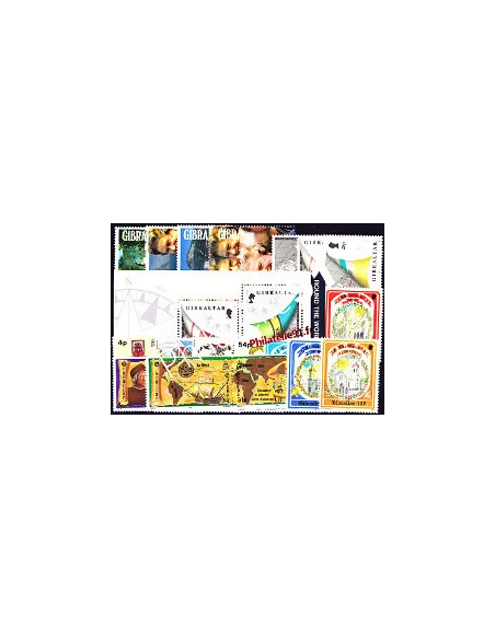 Timbres de Gibraltar - Année complète neuve 1992