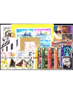 Timbres de Gibraltar - Année complète neuve 1997
