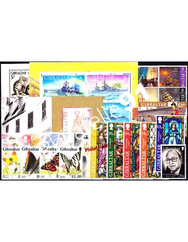 Timbres de Gibraltar - Année complète neuve 1997