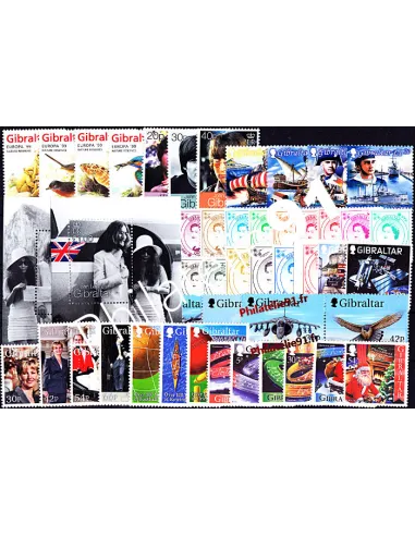 Timbres de Gibraltar - Année complète neuve 1999